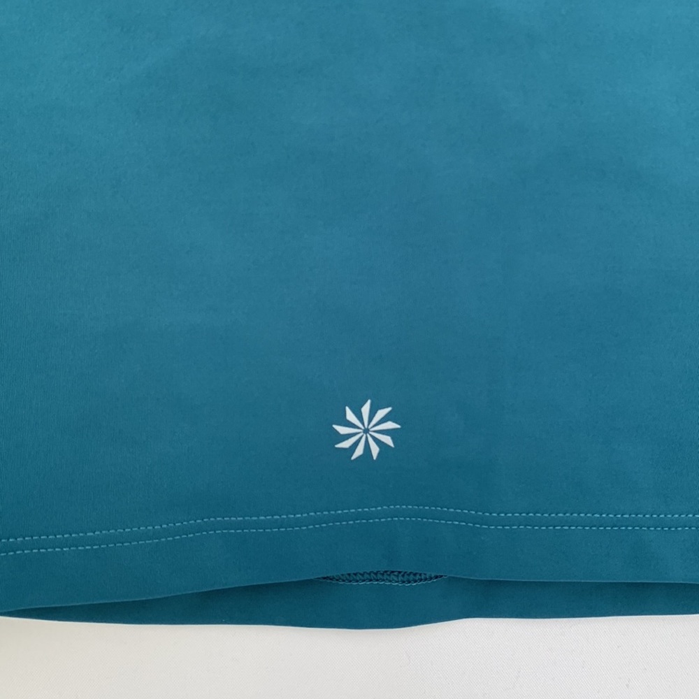 Athleta Levitate Tank Cropped Crew Neck Workout Yoga Borealis Green Large - Picture 12 of 14